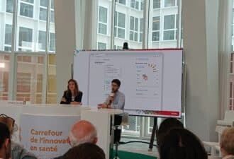 Dr Olivier Cuvillier présnete RecoFlow à Campus Live 2025. @YA