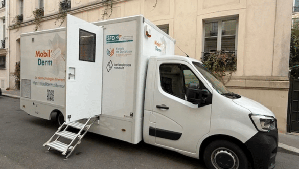 Cabinet de dermatologie itinérant Mobil’Derm, camion médicalisé pour lutter contre les déserts médicaux