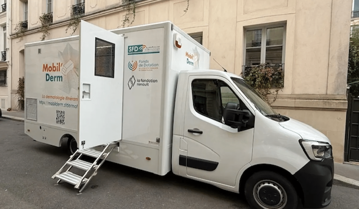 Cabinet de dermatologie itinérant Mobil’Derm, camion médicalisé pour lutter contre les déserts médicaux
